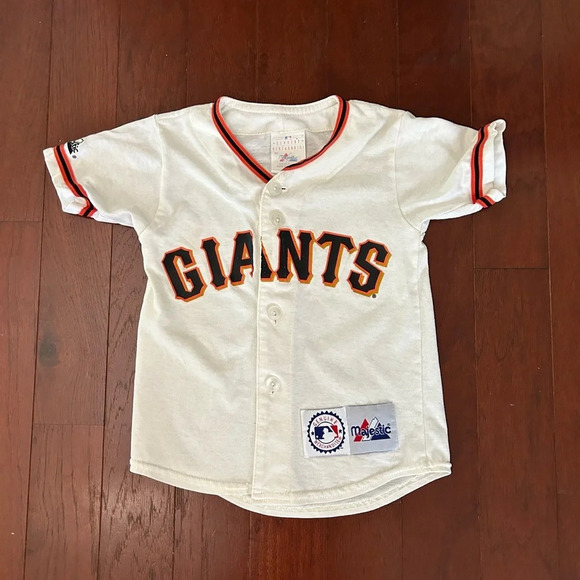 Vintage San Francisco Giants Jersey Cream Majestic MLB Baseball Inaugural Season - Picture 8 of 8